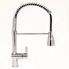 Long single lever sink mixer with spring - Sanitary taps - kitchen - mixers - made in italy