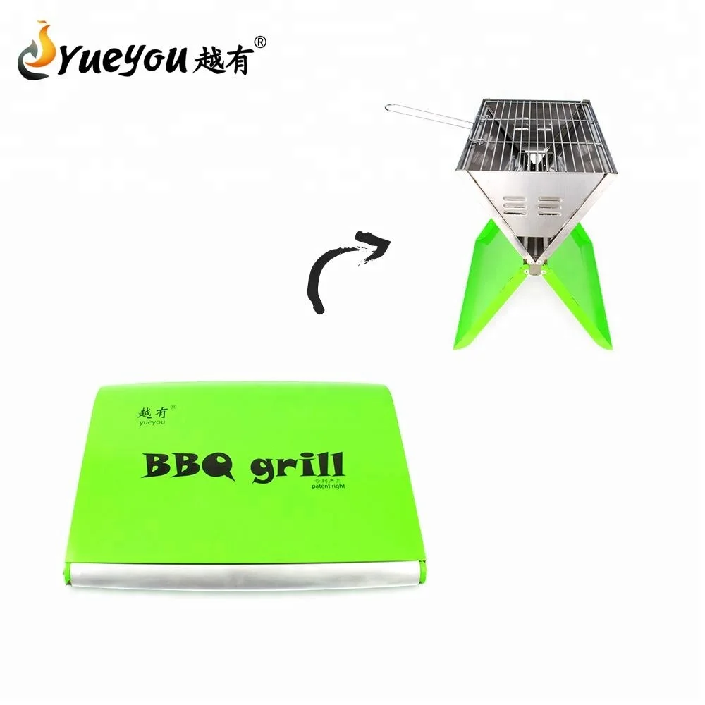 

outdoor stainless steel new camping mini small x-grill charcoal portable coal barbecue cooking grill sample, N/a