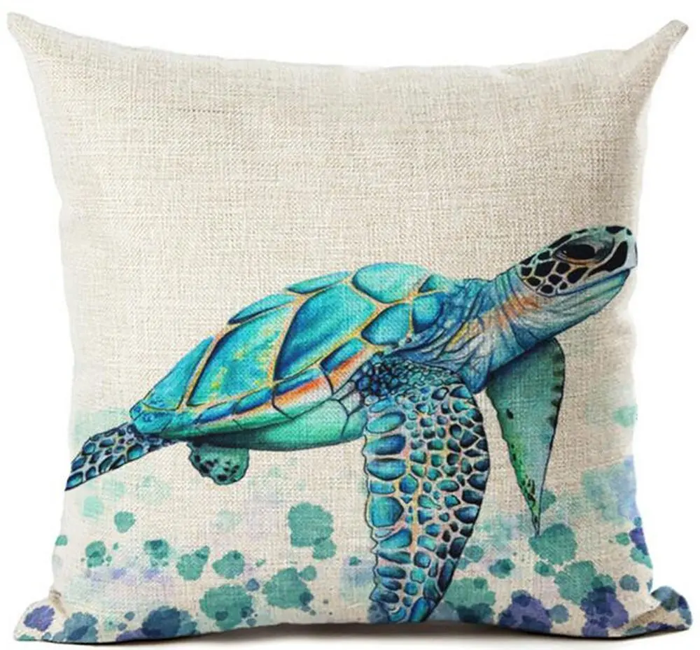 sea turtle outdoor pillows