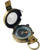 Maritime Brass Antique Slim Compass With Leather Case CHCOM405