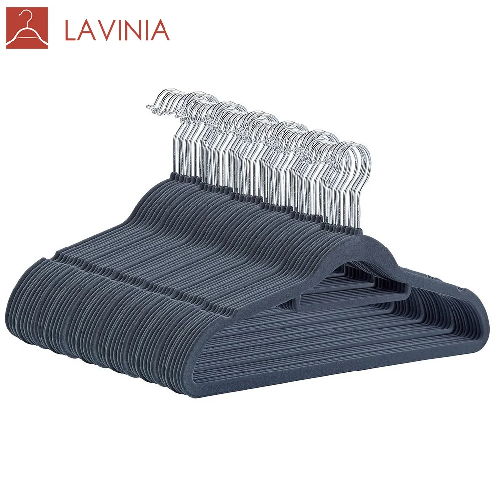 

Basics velvet flocking suit hangers, Any color