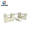 87 mm Nickle Plated Hardened Steel Flat Dimple Key Rectangular Padlock