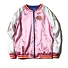 Top Quality Latest style Hot custom satin bomber jacket for men