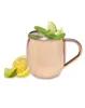 MOSCOW MULE MUG 100% COPPER HANDLE PLAIN COPPER