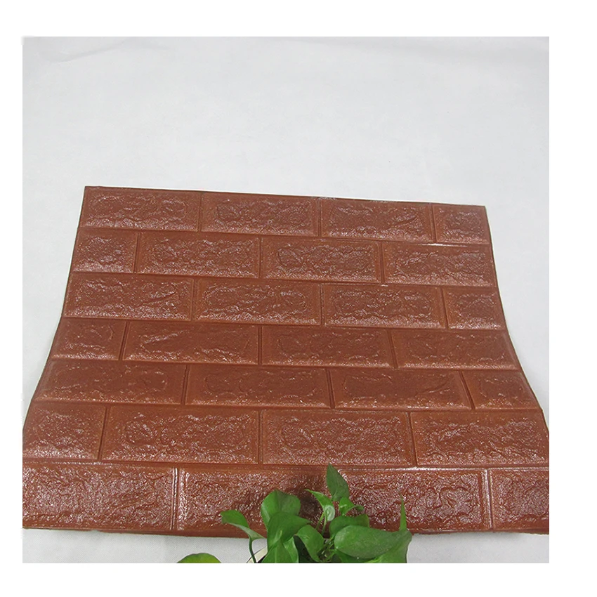 
3d brick texure waterproof self-adhesive wall stikey panel/slelf adhesive modern 3d foam wall brick/3d foam print wall wallpaper 