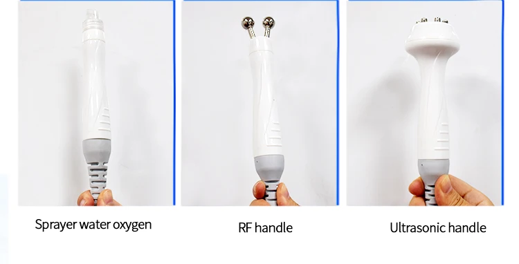 Korea 3 in 1 oxygen facial cleaning machine small bubble beauty instrument