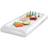 Inflatable Buffet and Salad Bar Portable Blow Up Food and Beverage Cooler and Server with Drain Plug For Party