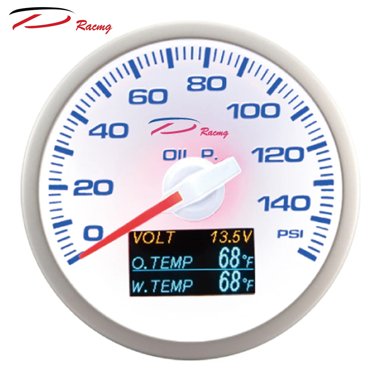 60mm 4 In 1 Oil Pressure Volt Oil And Water Temperature Gauge Buy Oil
