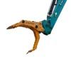 TAIWAN machinery customers requirements mini excavator construction machinery parts hydraulic grapple