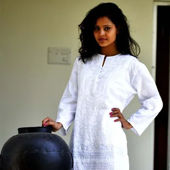 dressy white tunic