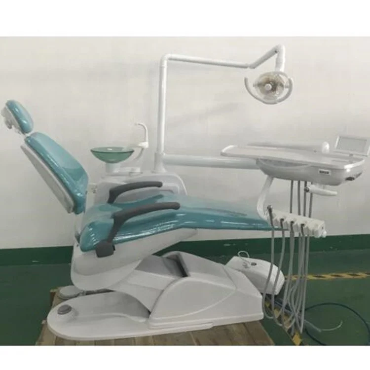
A Top Sale Economic and Cheaper Type Dental Unit & Chair with Dentist Stool 