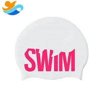 

Professional swimming custom logo silicone swimming cap