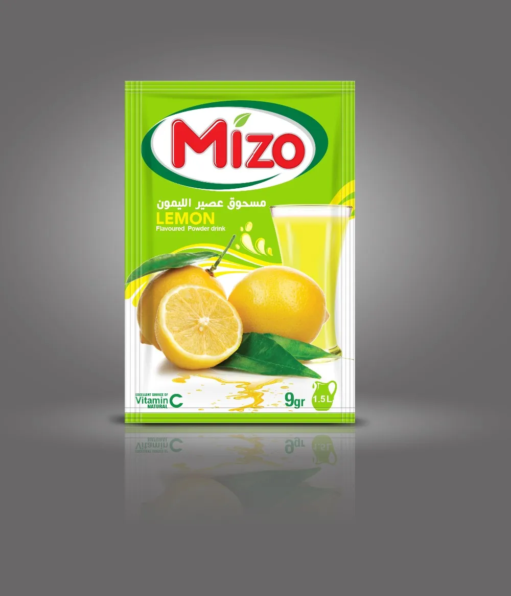 flavoured powdered drink