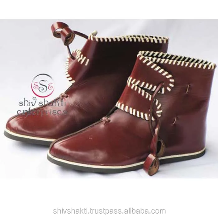 レザーアーマーブーツ 中世のアーマーシューズ Buy Handmade Shoes Leather Boots Leather Armor Boots Product On Alibaba Com