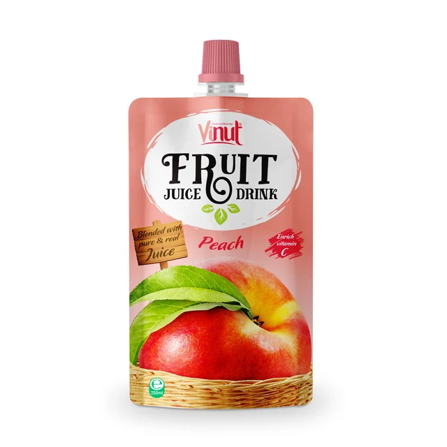 
250ml Mix Fruit Juice Pouch (bag) fruit juice bag 