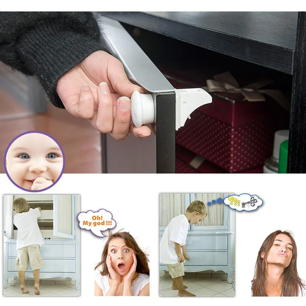 Buy Jambini Magnetic Cabinet Locks Child Safety Locks Baby