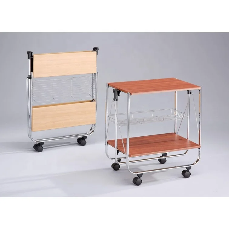 
Folding Kitchen Trolley Cart 