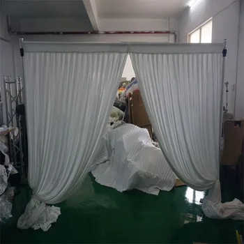 Tension Fabric And Aluminum Backdrop Wedding Decoration Event Wood