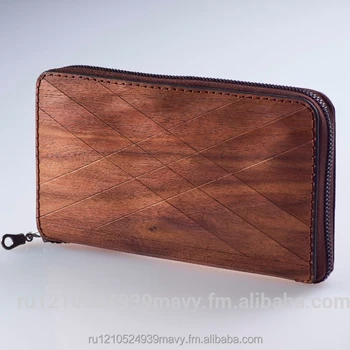 wooden clutch purse