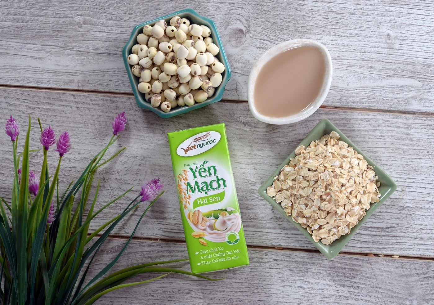 
OATS AND LOTUS SEEDS DRINK for restful sleep of whole family 