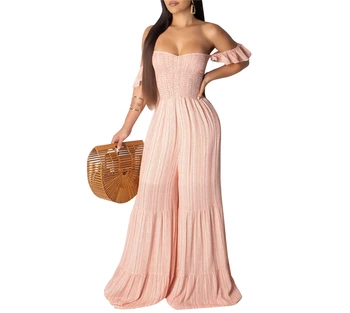 wide leg evening jumpsuit