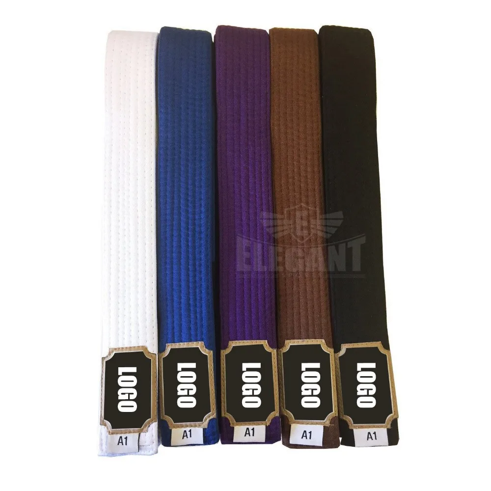 Best Quality Karate Judo Belts Equipment Brazilian Jiu Jitsu Kimono Bjj
