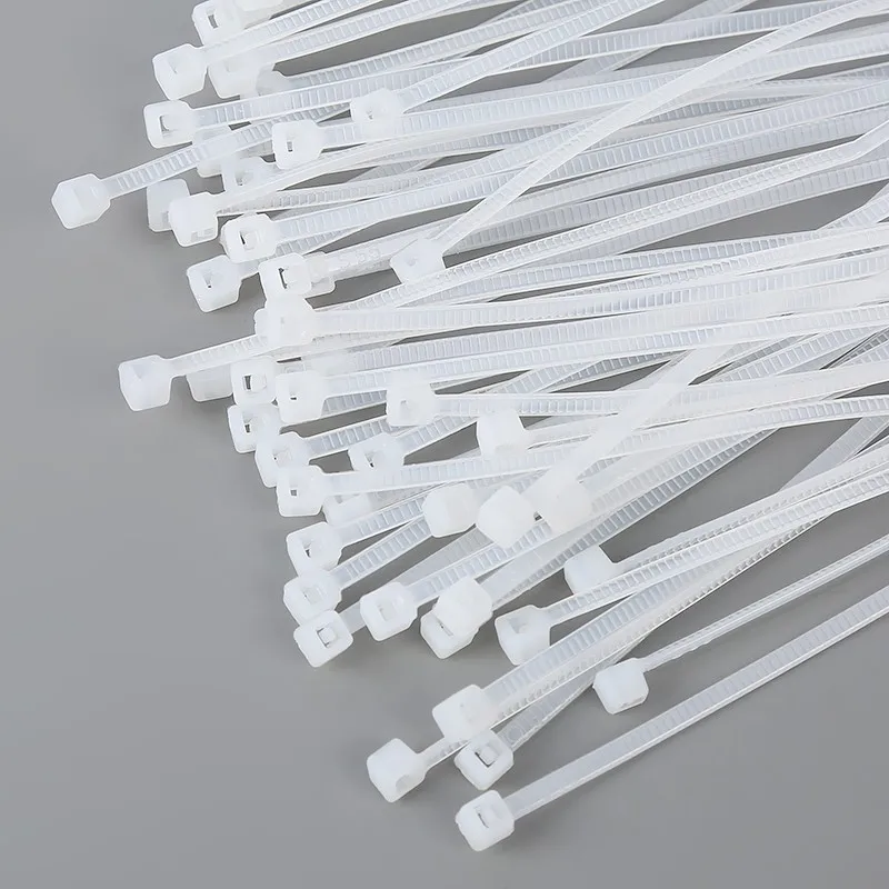 Nbszs Uv Resistant Zip Ties,White And Black Self Locking Plastic Cable ...