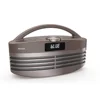 New Retro Portable Mini Bluetooths Stereo Sound Wireless With alarm clock equalizer Mini Patch Amplifier speaker bass speaker