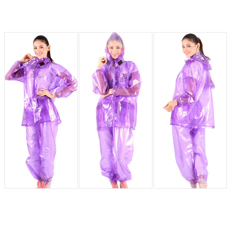 Customized Clear Raincoat In Pvc For Adult - Buy Raincoat Pvc,Clear ...