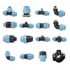 PP PE, HDPE And MDPE Compression Pipe Fitting Size 20-110 mm Color Black And Blue