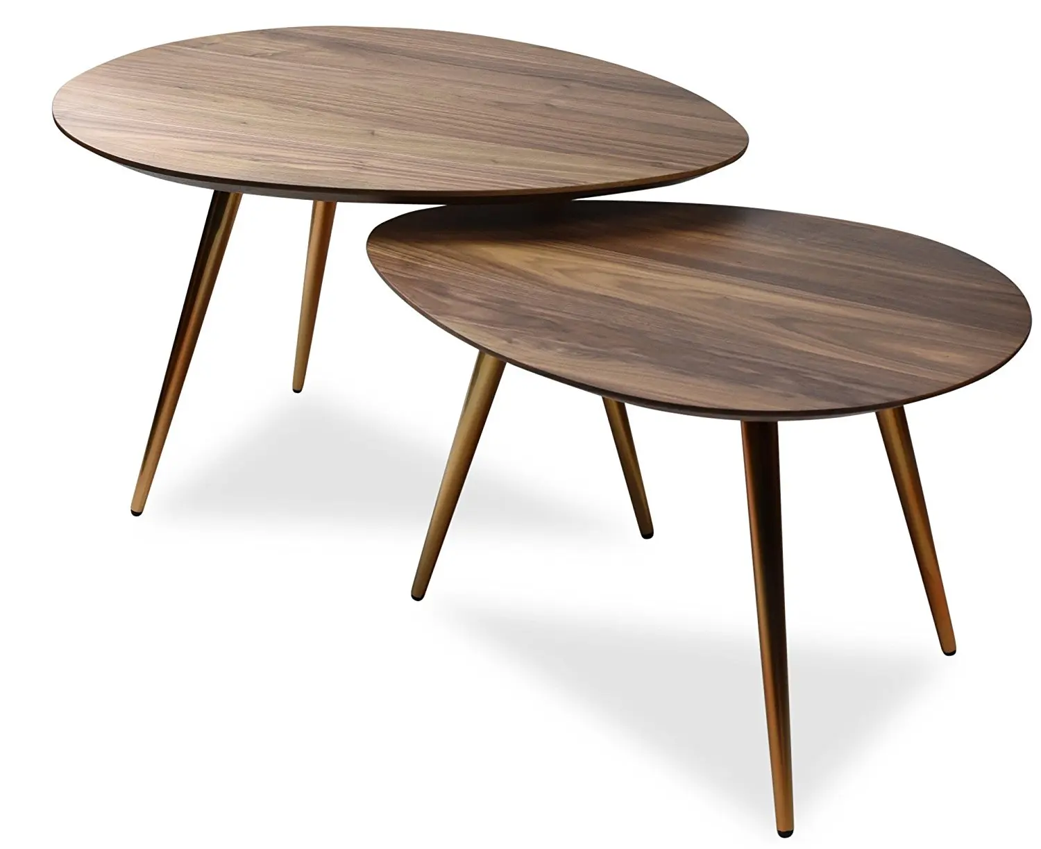 Maddox Mid-Century Modern Nesting Coffee Table Set