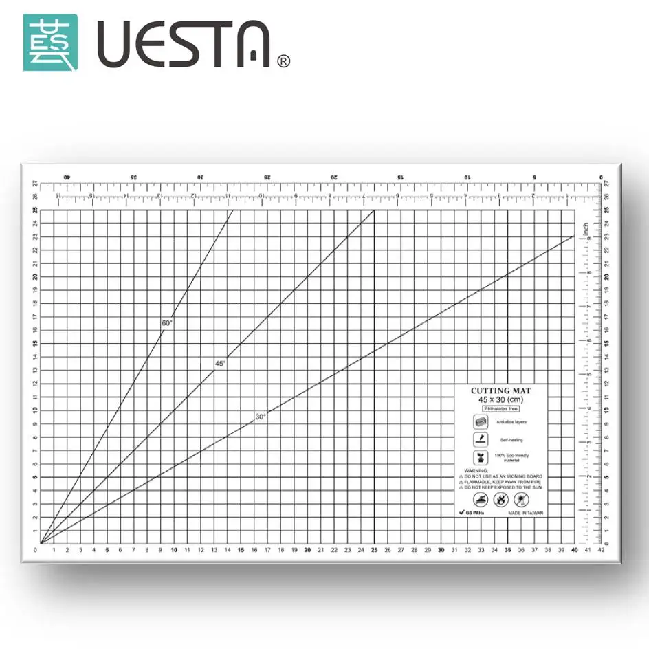 
A3 Self Healing Cutting Mat 450x300x2.5 mm 18