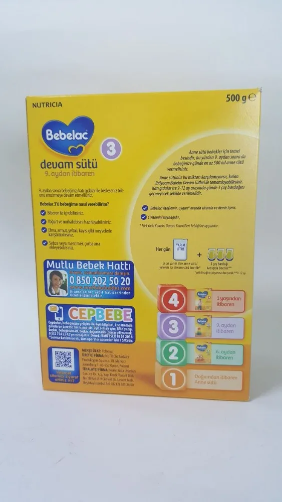 
High Level baby dry milk Bebelac 