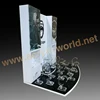 acrylic watch display, clear plexiglass watch rack, acrylic perspex watch holder