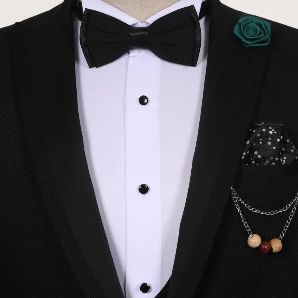 
Turkish style tuxedo wedding three piece set suits for men 