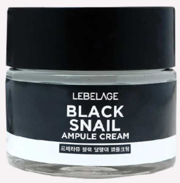 Lebelage Black Snail Ampoule Cream Buy Korea Snail Cream,Snail Extract Cream And Skincare