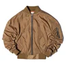 Women Men Bomber and Flight Jacket Hiphop Rubber Band Sleeve Bomber and Flight Jacket/Men's CWU MA2 Bomber and Flight Jacket