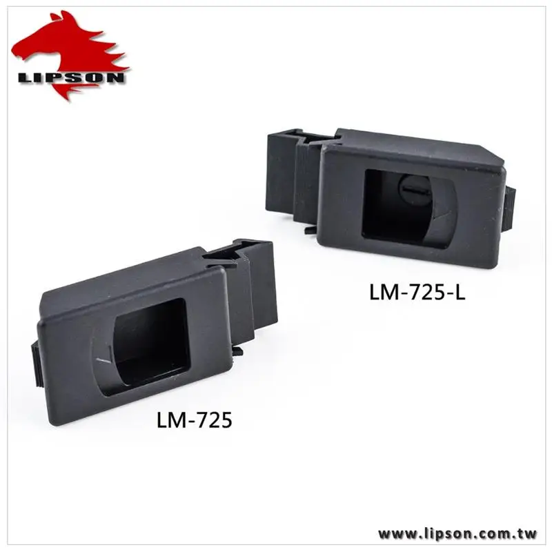 Lm725 Black Plastic Slide Lock Latch For Data Communication