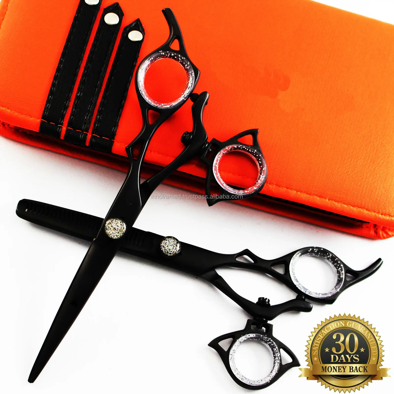 Professional Hairdressing Scissors Barber Thinning Shears Razor Comb Pouch Set Buy Hair