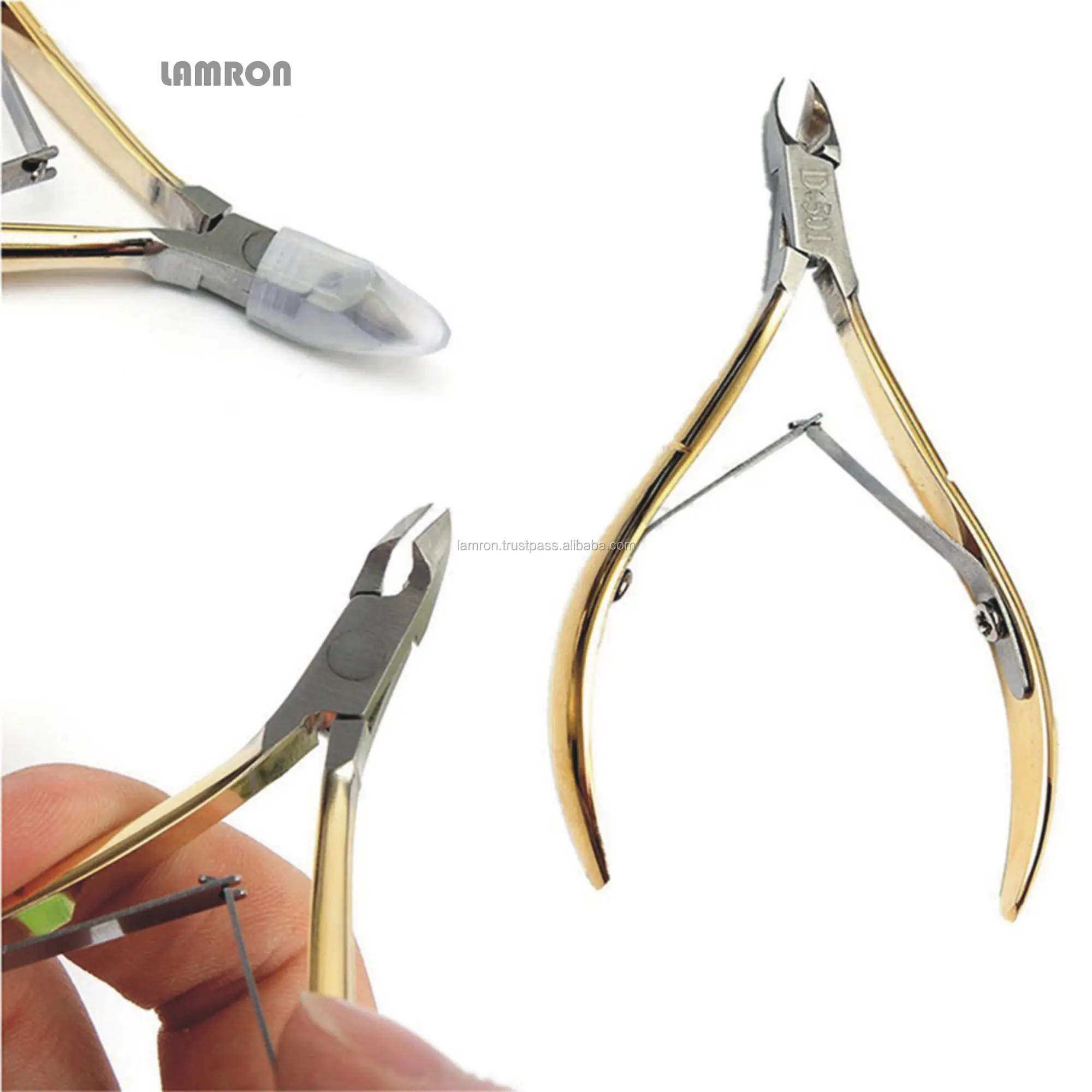 Professional Cuticle Nail Nippers Polish Finish Stainless Steel Nail