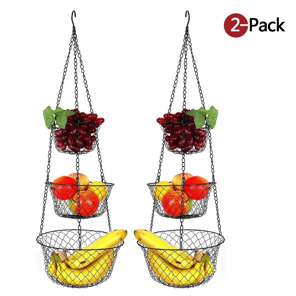 Cheap Wire Hanging Fruit Basket 3 Tier, find Wire Hanging Fruit Basket ...