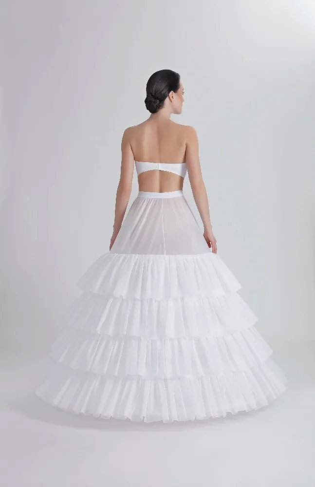 
Fluffy 4 Layers Tulle Petticoat For Wedding Dresses / Wholesale / Hotsale 