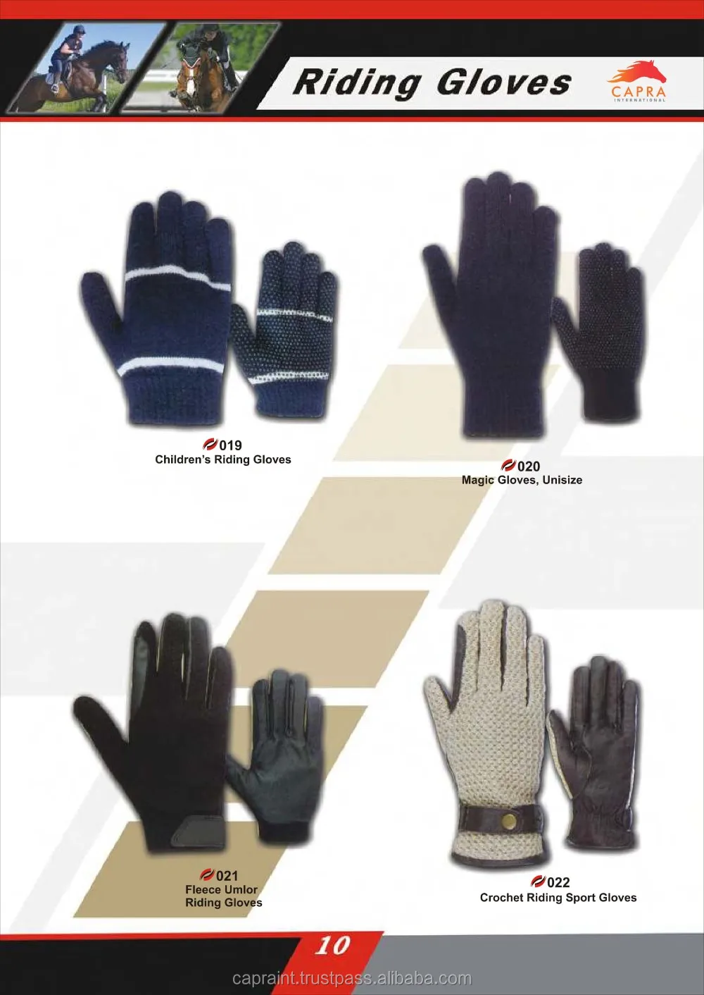 Leather Horse Riding Glove - Buy Leather Horse Riding Gloves,Goatskin