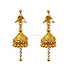 Fine Jewelry 22 Kt Solid Yellow Gold Classy Handmade Dangle Drop Women'S Earrings