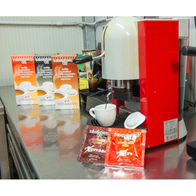 
ITALIAN COFFEE PODS 20 PODS BOX - GROUND COFFEE PODS EXTRA 