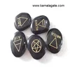 Black Agate Engraved 4 Elements Sets