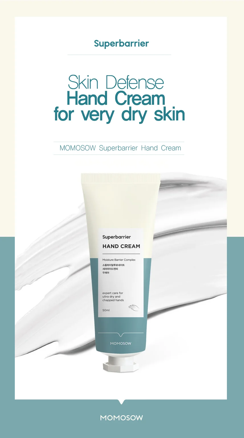 Momosow Superbarrier Hand Cream For Dry Hands Whitening Brightening