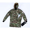 Men Camo Tech Parka Textile Jacket Parka Jacket