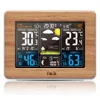 Weather Station Color Digital Clock Temperature Humidity Sensor Barometer Forecast Desk Table LED Alarm Clock FJ3365W