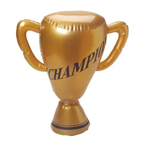 best selling customized inflatable trophy cup with customized